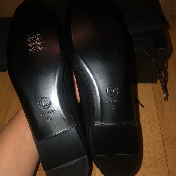 Brand new Chanel leather ballet flats Sz. 40 - Picture 4 of 7